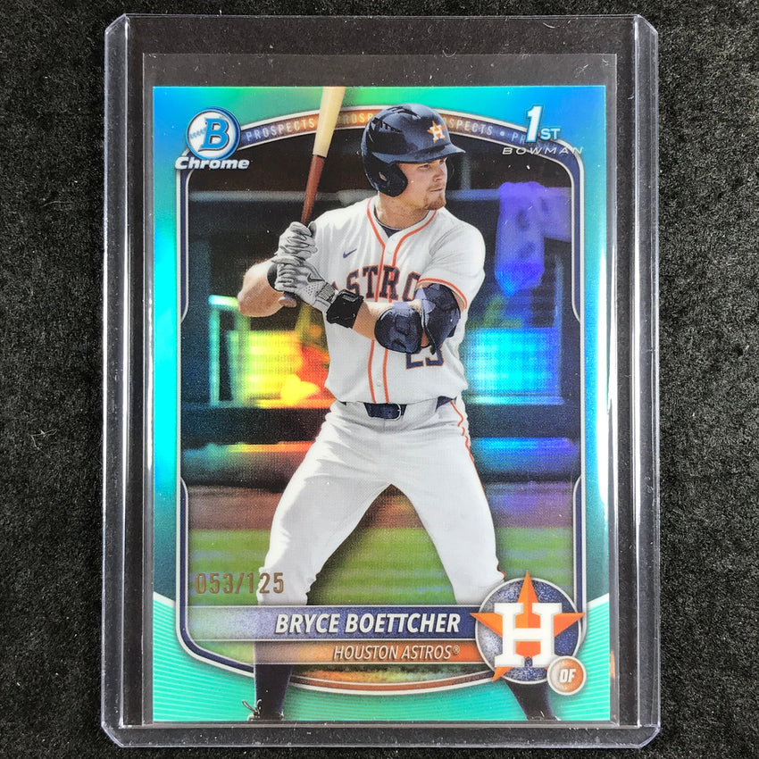 2025 Bowman Chrome BRYCE BOETTCHER Prospect 1st Bowman Aqua 53/125 #243