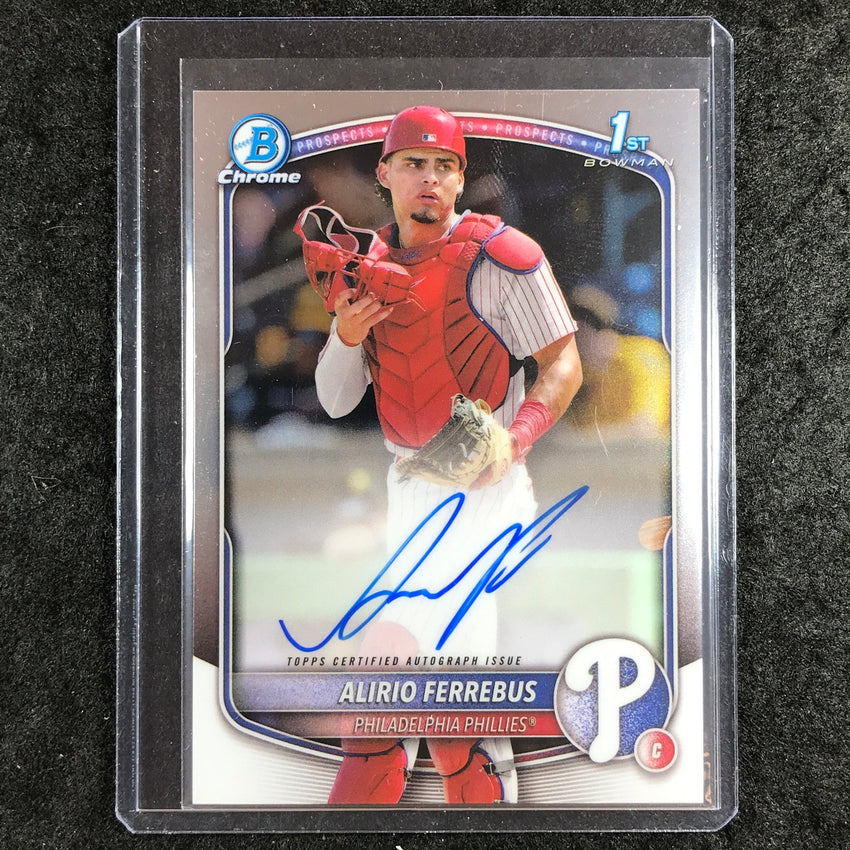 2025 Bowman Chrome ALIRIO FERREBUS Prospects 1st Bowman Auto Base #AF