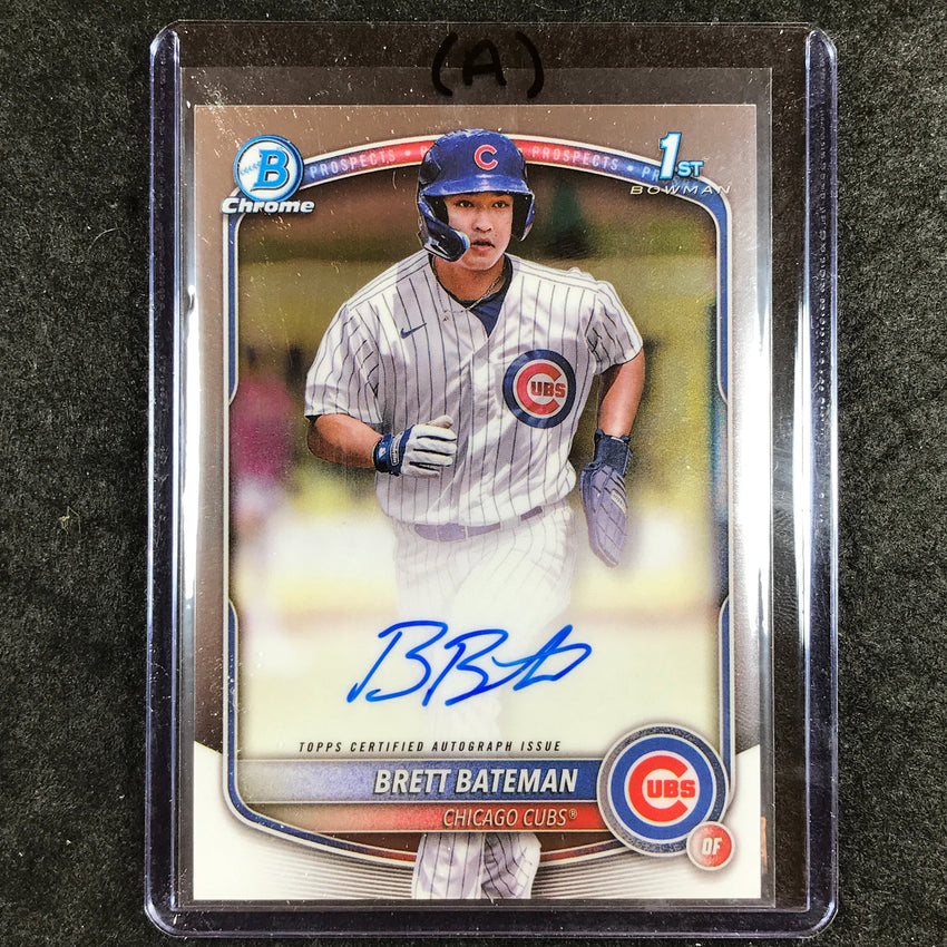 2025 Bowman Chrome BRETT BATEMAN Prospects 1st Bowman Auto Base #BBA (A)