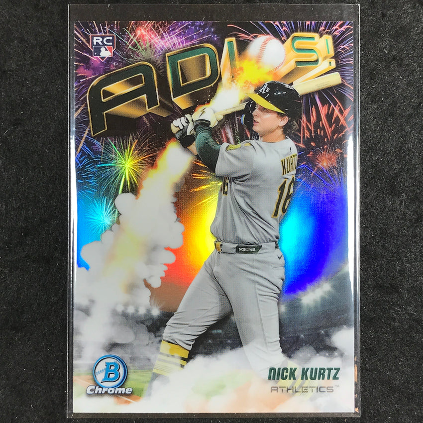 2025 Bowman Chrome NICK KURTZ Adios Rookie #23