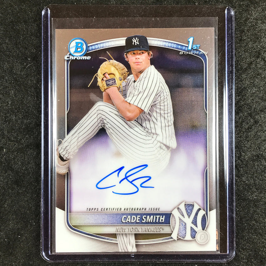 2025 Bowman Chrome CADE SMITH Prospects 1st Bowman Auto Base #CS