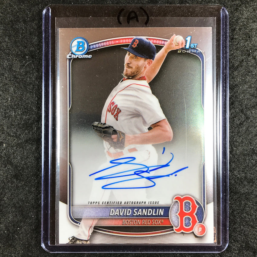2025 Bowman Chrome DAVID SANDLIN Prospects 1st Bowman Auto Base #DSA (A)