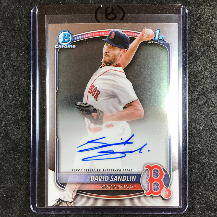 2025 Bowman Chrome DAVID SANDLIN Prospects 1st Bowman Auto Base #DSA (B)