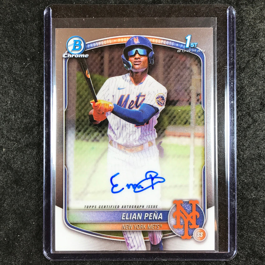 2025 Bowman Chrome ELIAN PENA Prospects 1st Bowman Auto Base #EP