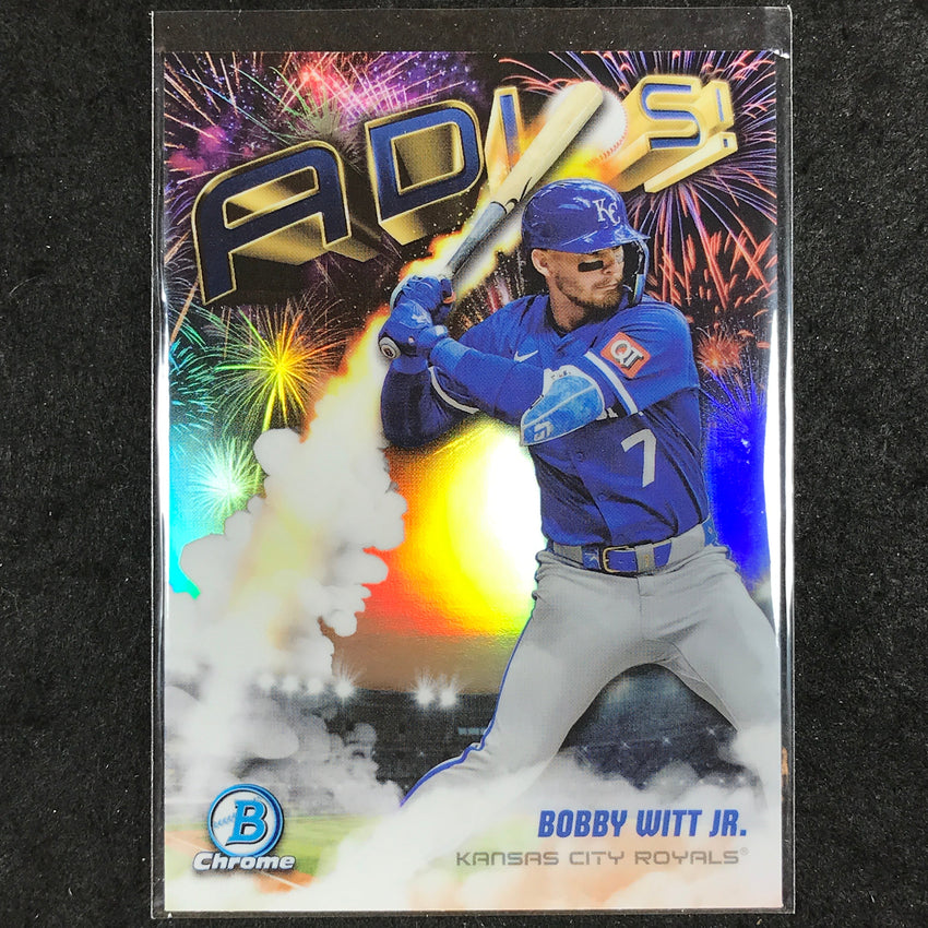 2025 Bowman Chrome BOBBY WITT JR. Adios #25