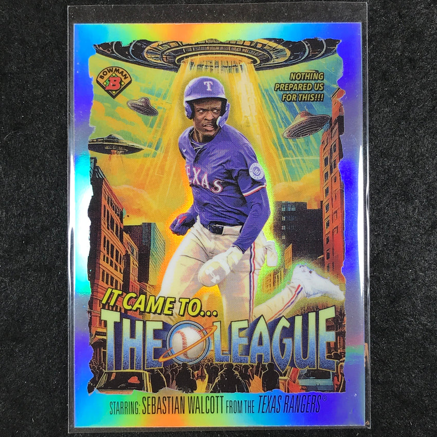 2025 Bowman Chrome SEBASTIAN WALCOTT It Came to the League #1