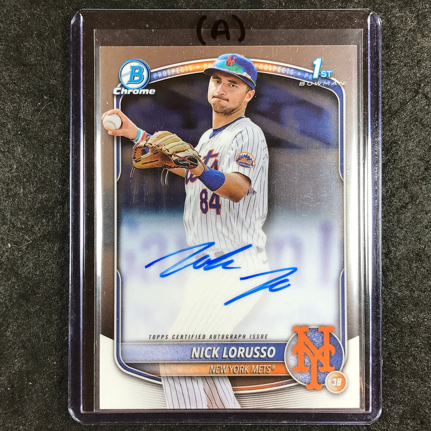 2025 Bowman Chrome NICK LORUSSO Prospects 1st Bowman Auto Base #NL (A)