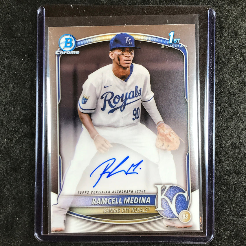 2025 Bowman Chrome RAMCELL MEDINA Prospects 1st Bowman Auto Base #RA