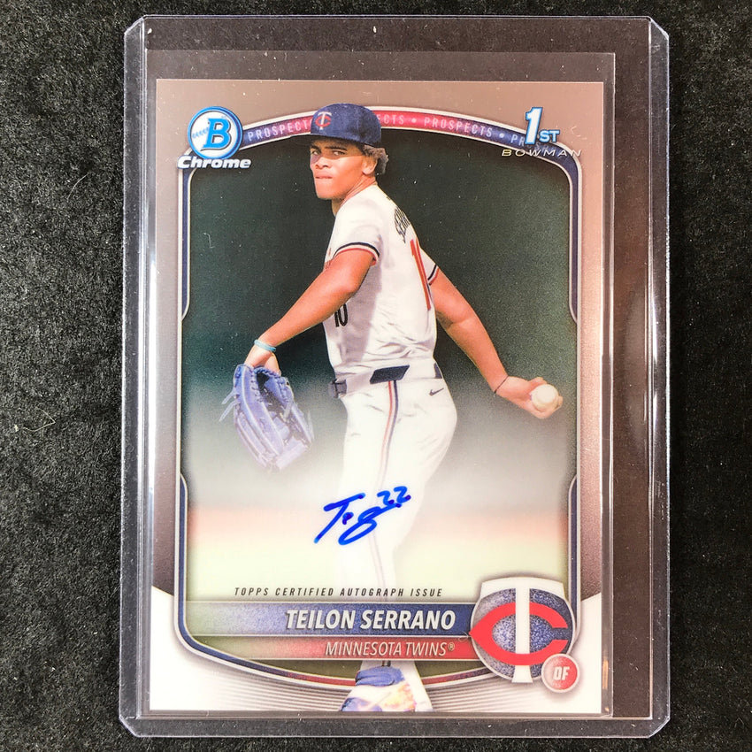 2025 Bowman Chrome TEILON SERRANO Prospects 1st Bowman Auto Base #TS