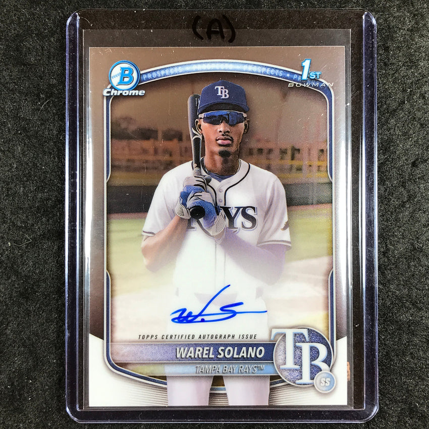 2025 Bowman Chrome WAREL SOLANO Prospects 1st Bowman Auto Base #WS (A)