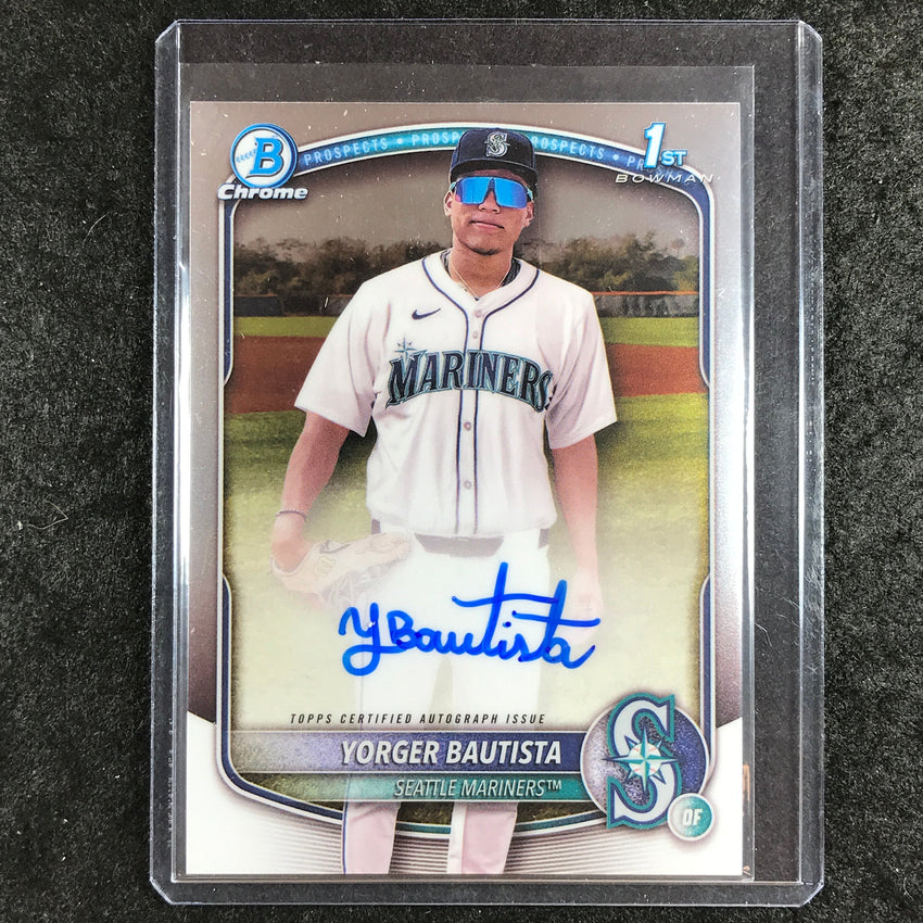 2025 Bowman Chrome YORGER BAUTISTA Prospects 1st Bowman Auto Base #YB