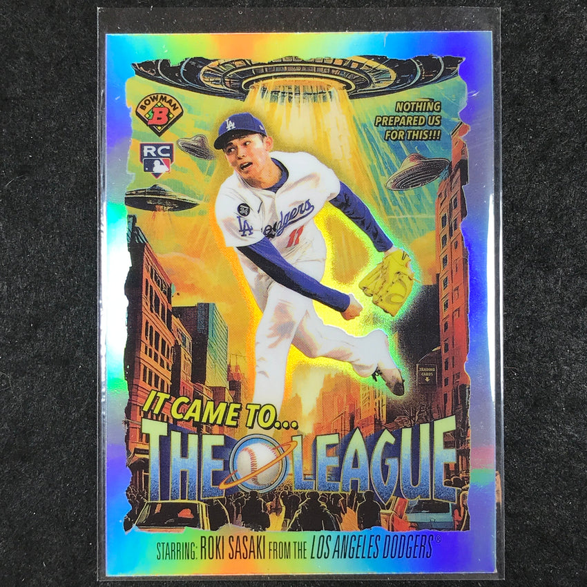 2025 Bowman Chrome ROKI SASAKI It Came to the League Rookie #5