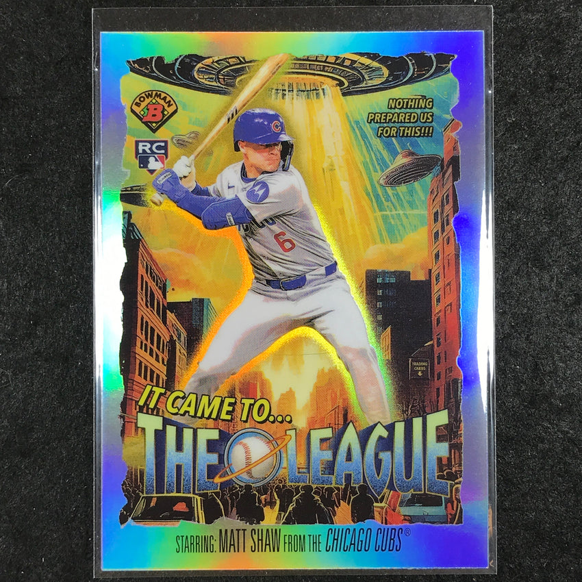 2025 Bowman Chrome MATT SHAW It Came to the League Rookie #11