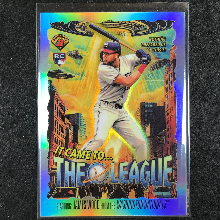 2025 Bowman Chrome JAMES WOOD It Came to the League Rookie #15