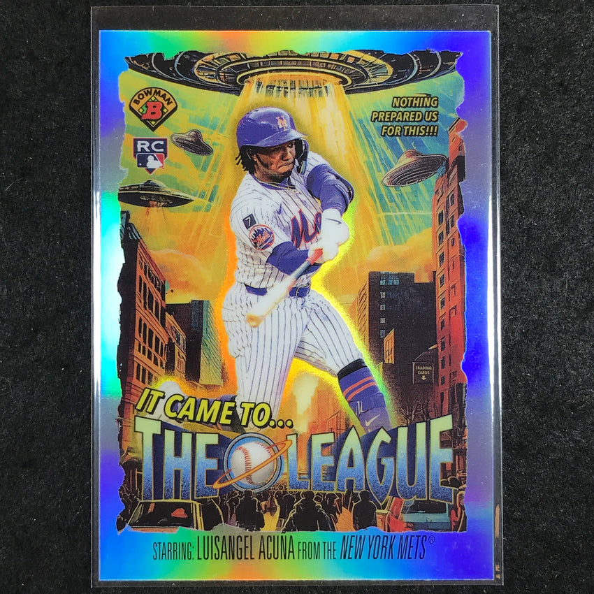2025 Bowman Chrome LUISANGEL ACUNA It Came to the League Rookie #18