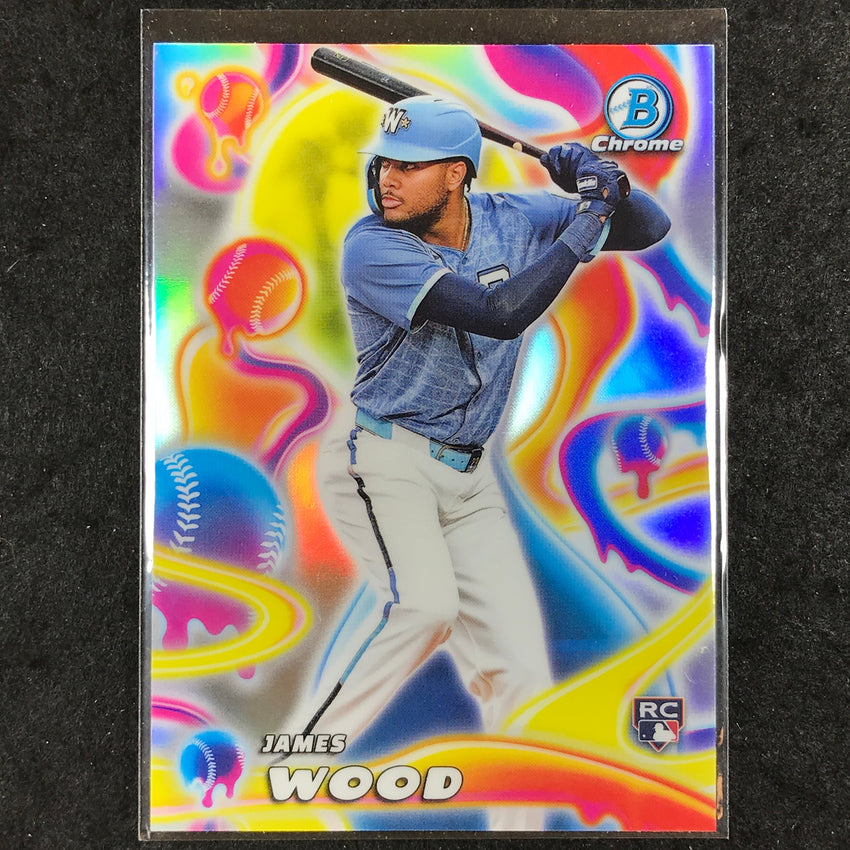 2025 Bowman Chrome JAMES WOOD Melt Mashers Rookie #4