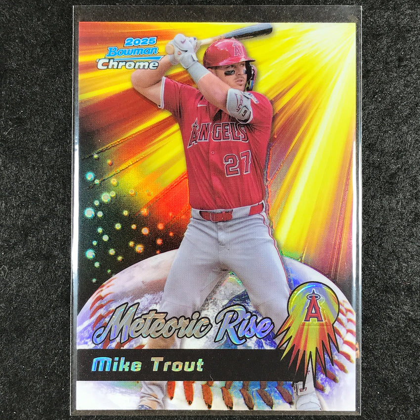 2025 Bowman Chrome MIKE TROUT Meteoric Rise #2