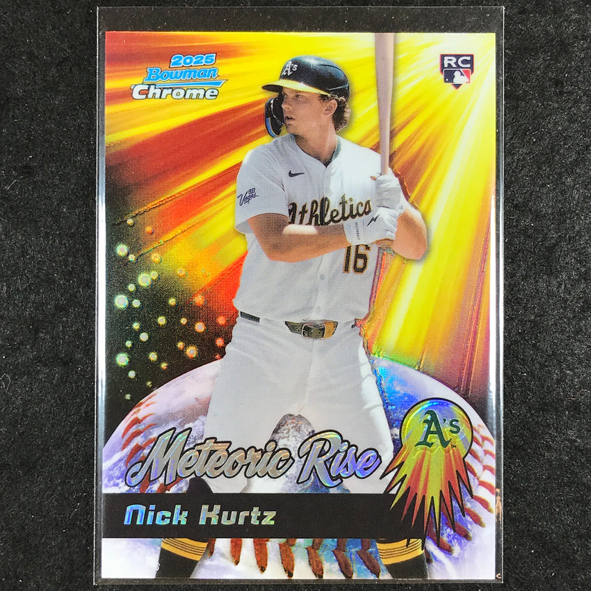 2025 Bowman Chrome NICK KURTZ Meteoric Rise Rookie #7