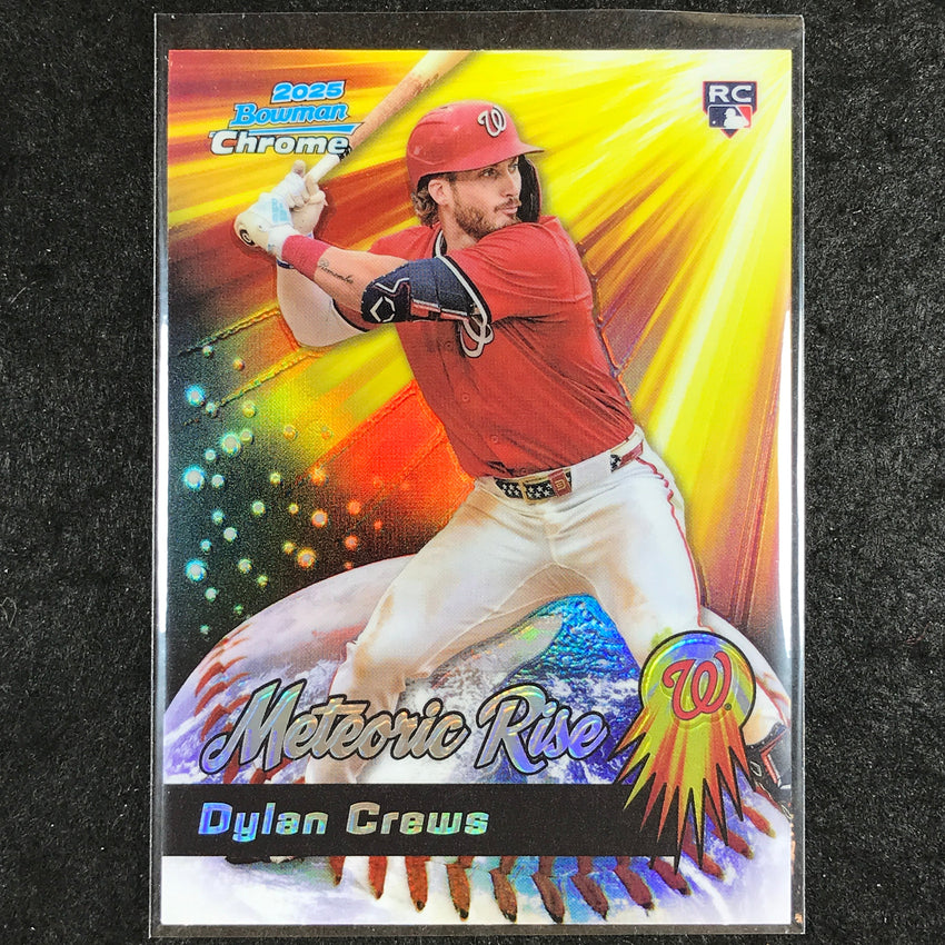 2025 Bowman Chrome DYLAN CREWS Meteoric Rise Rookie #10