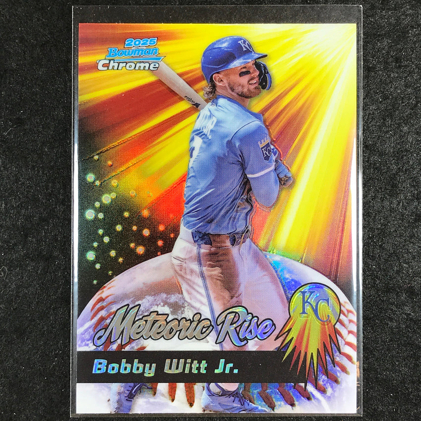 2025 Bowman Chrome BOBBY WITT JR. Meteoric Rise #11