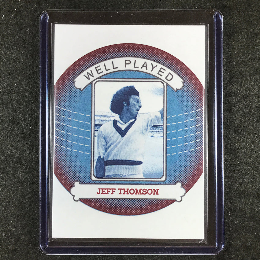 2024 Futera Vintage Cricket JEFF THOMSON Well Played Blue 2/7 #30
