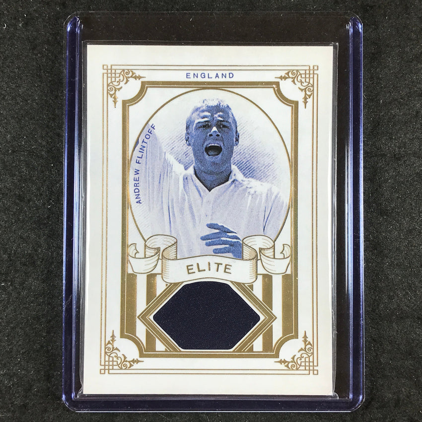 2024 Futera Vintage Cricket ANDREW FLINTOFF Elite Memorabilia Relic Bronze 7/9