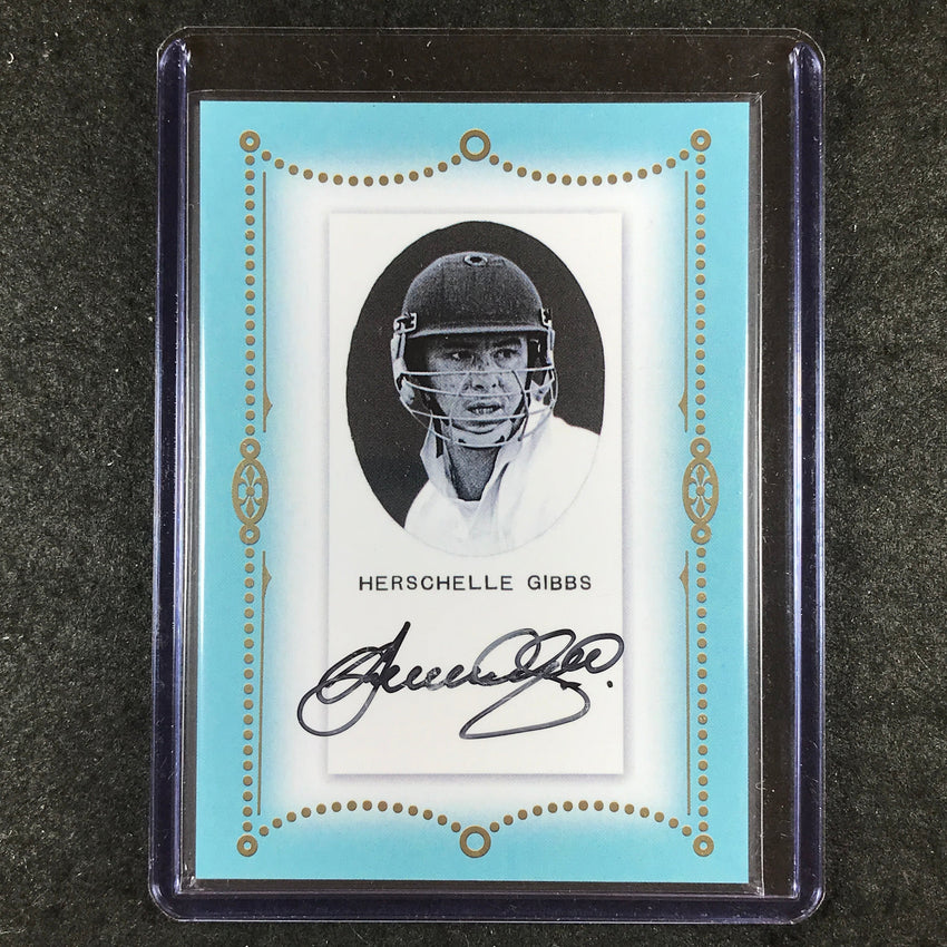 2024 Futera Vintage Cricket HERSCHELLE GIBBS Autograph Gold 5/12 #CTA19