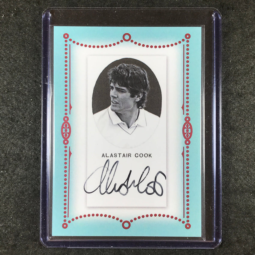 2024 Futera Vintage Cricket ALASTAIR COOK Autograph Red 2/6 #CTA17