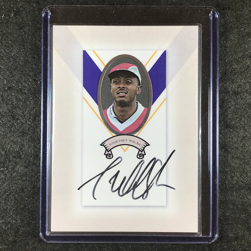 2024 Futera Vintage Cricket COURTNEY WALSH Autograph Gold 3/3 #CCA05