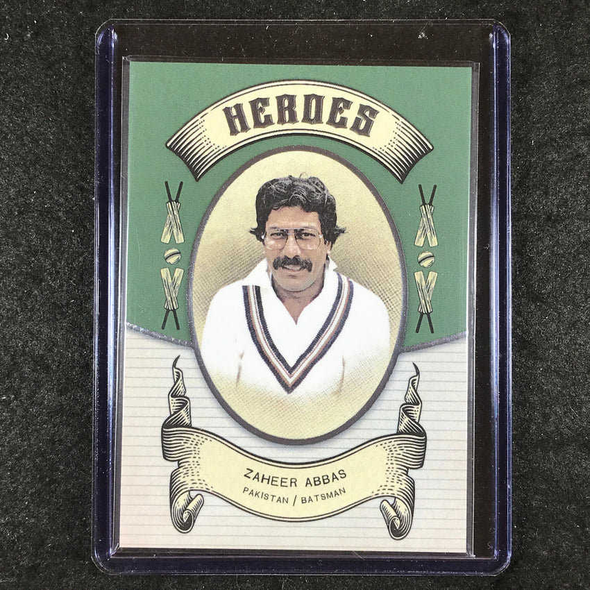 2024 Futera Vintage Cricket ZAHEER ABBAS Heroes Green 16/21 #27