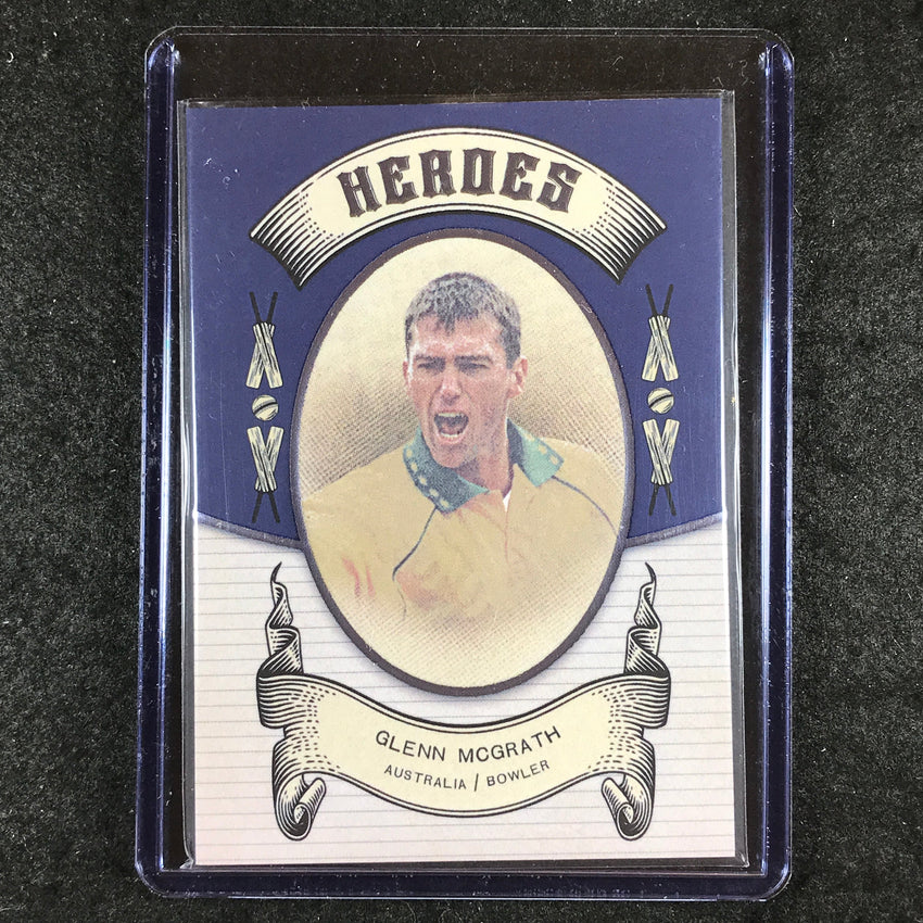 2024 Futera Vintage Cricket GLENN MCGRATH Heroes Blue 8/9 #14