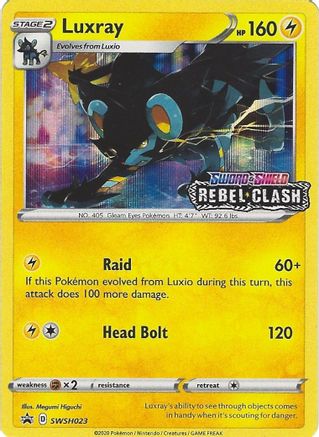 Luxray - SWSH023 - Pokemon SWSH Sword & Shield Promo