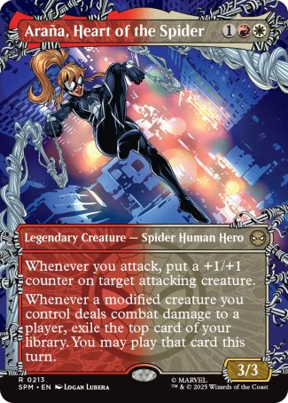 SHOWCASE Arana, Heart of the Spider - #213 Rare Marvel's Spider-Man