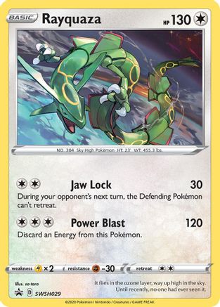 Rayquaza - SWSH029 - Pokemon SWSH Sword & Shield Promo