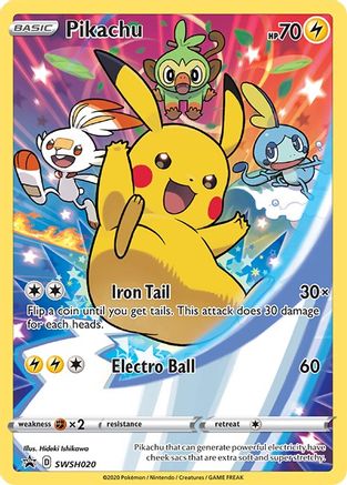 Pikachu - SWSH020 - Pokemon SWSH Sword & Shield Promo