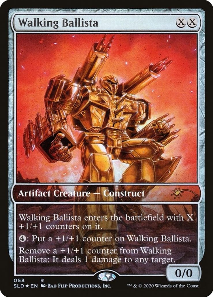 FOIL Walking Ballista - #58 - Rare Secret Lair Drop Series