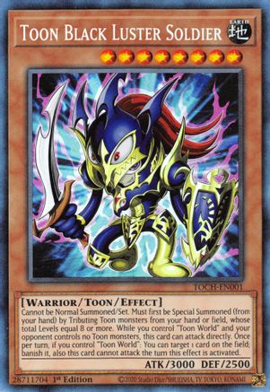 Collectors Rare Toon Black Luster Soldier - Toch-en001 - 1st Edition