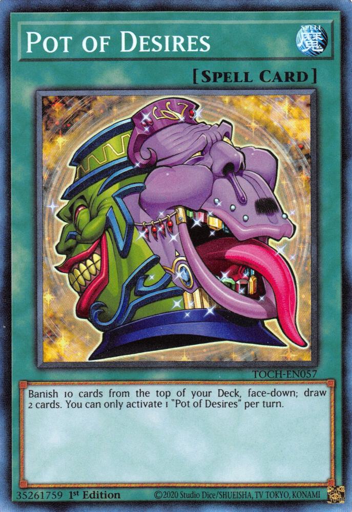 [COLLECTOR'S RARE] Pot of Desires - TOCH-EN057 - 1st Edition