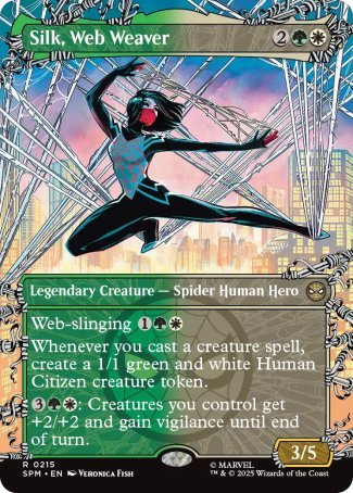 SHOWCASE Silk, Web Weaver - #215 Rare Marvel's Spider-Man