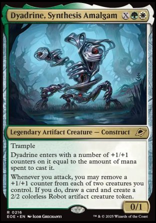 FOIL Dyadrine, Synthesis Amalgam - #216 - Rare - Edge of Eternities