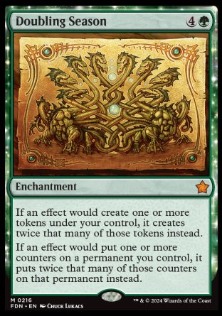 Doubling Season - #216 Mythic Foundations