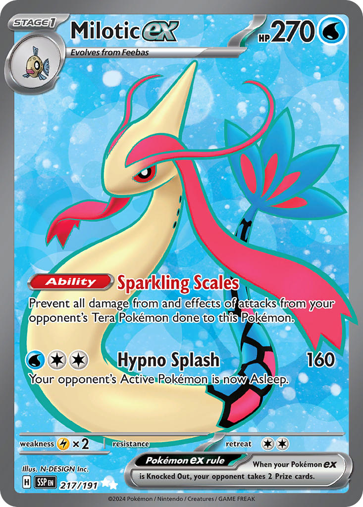 [FULL ART] Milotic ex - 217/191 - (Ultra Rare) Surging Sparks