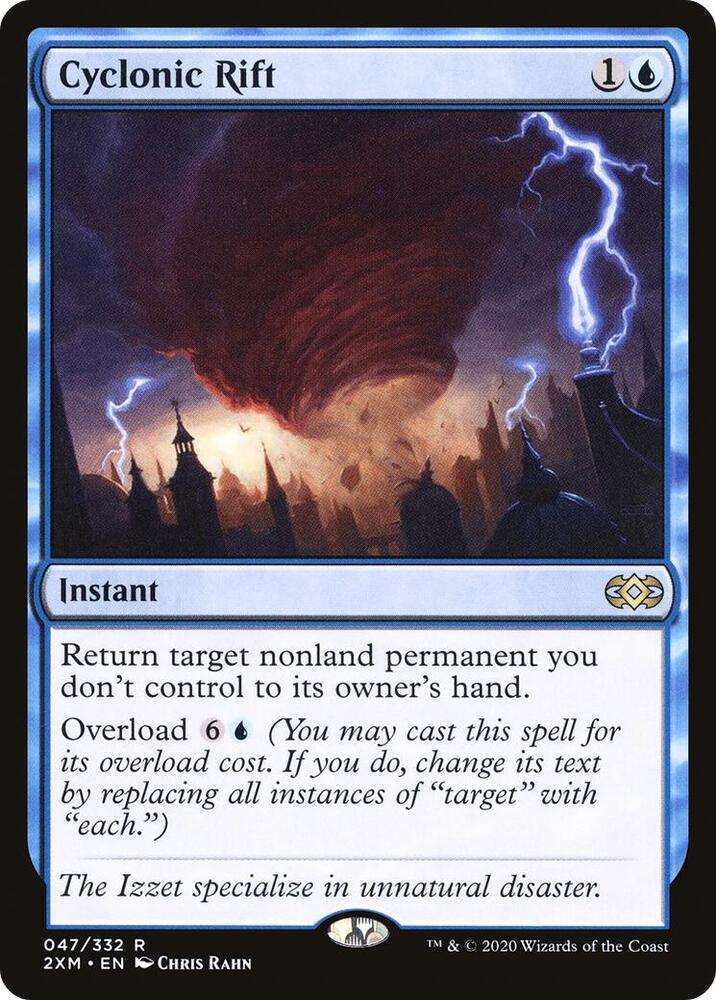 Cyclonic Rift - 047/332 - Rare Double Masters