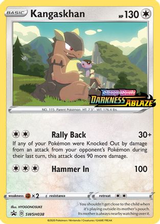 Kangaskhan - SWSH038 - Pokemon SWSH Sword & Shield Promo