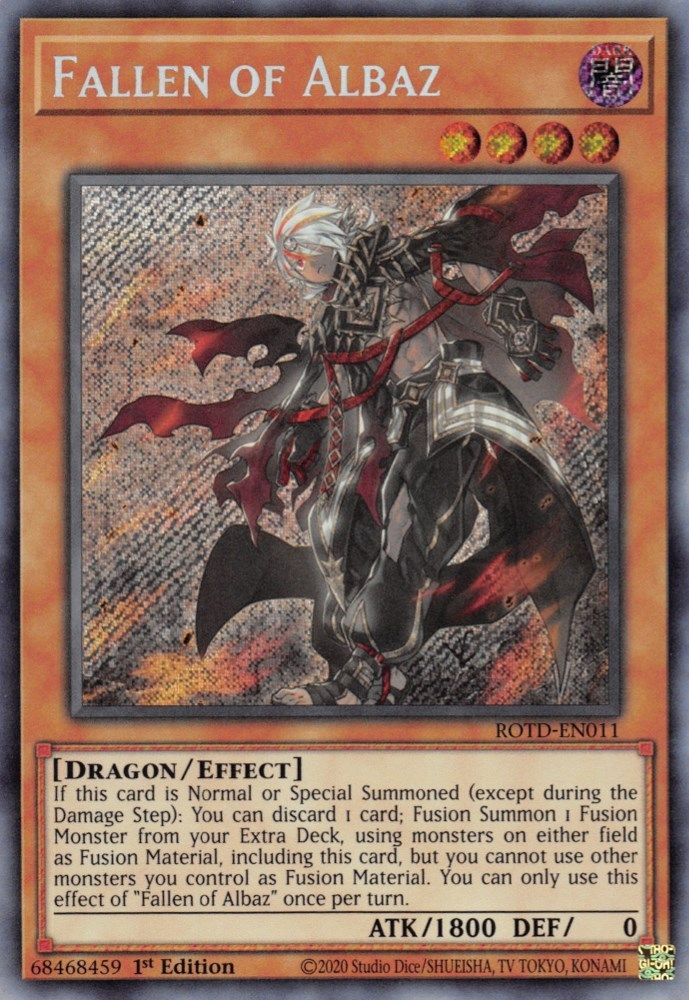 Fallen of Albaz - (ROTD-EN011) - Secret Rare 1st Edition