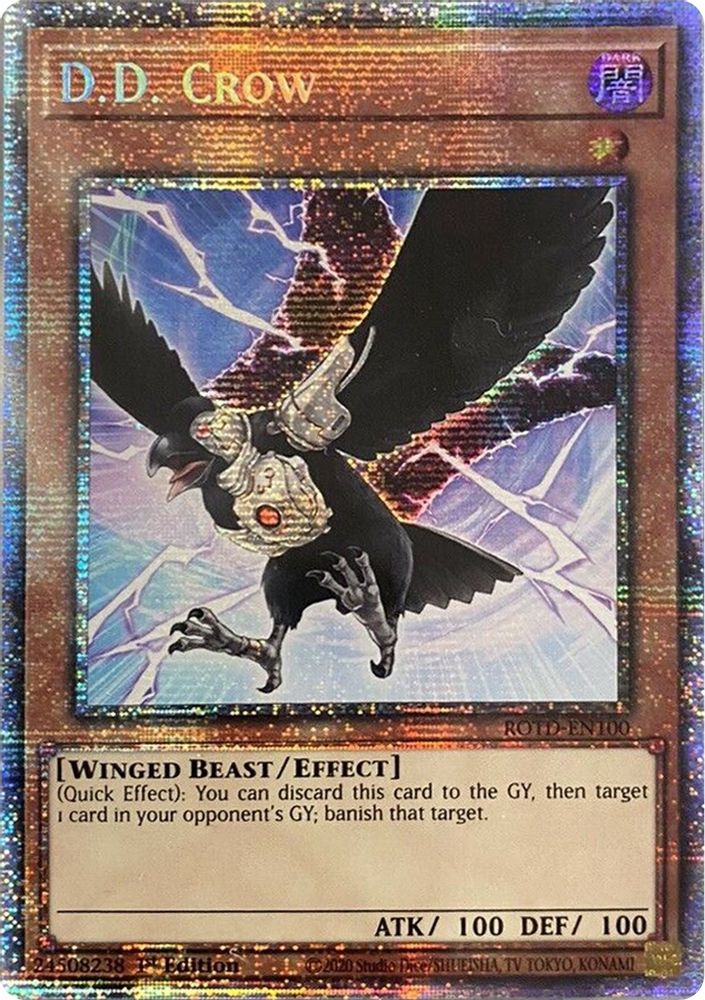 D.D. Crow (Starlight Rare) - (ROTD-EN100) - Starlight Rare 1st Edition