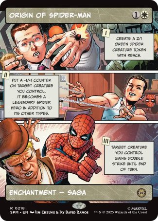 SHOWCASE Origin of Spider-Man - #218 Rare Marvel's Spider-Man