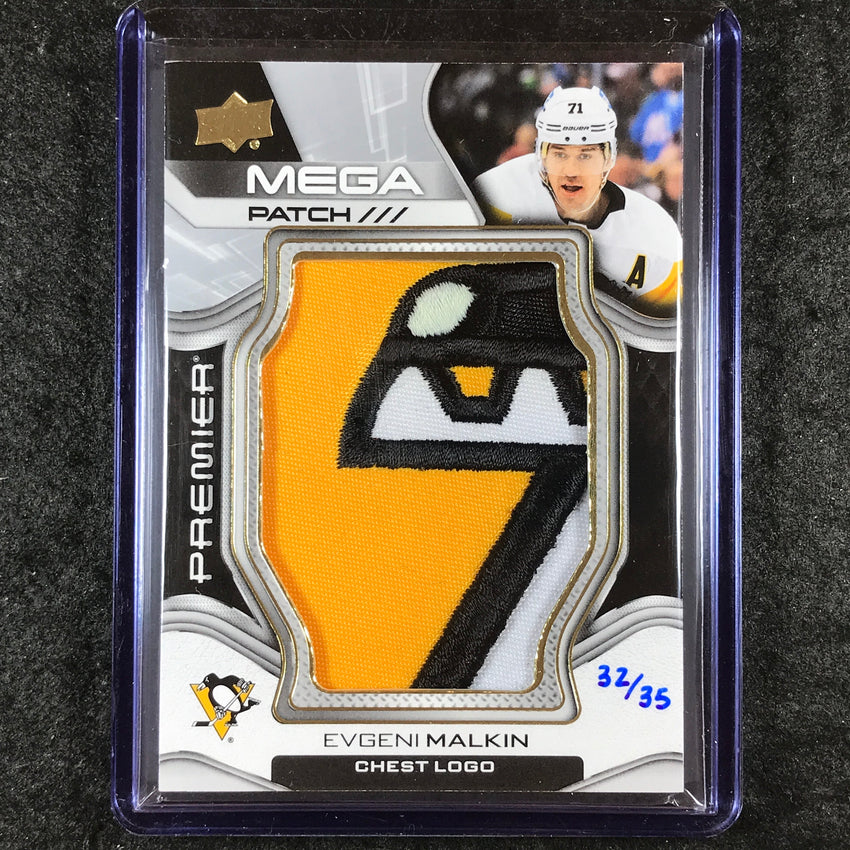 2022-23 Premier NHL EVGENI MALKIN Mega Patch Chest Logos 32/35