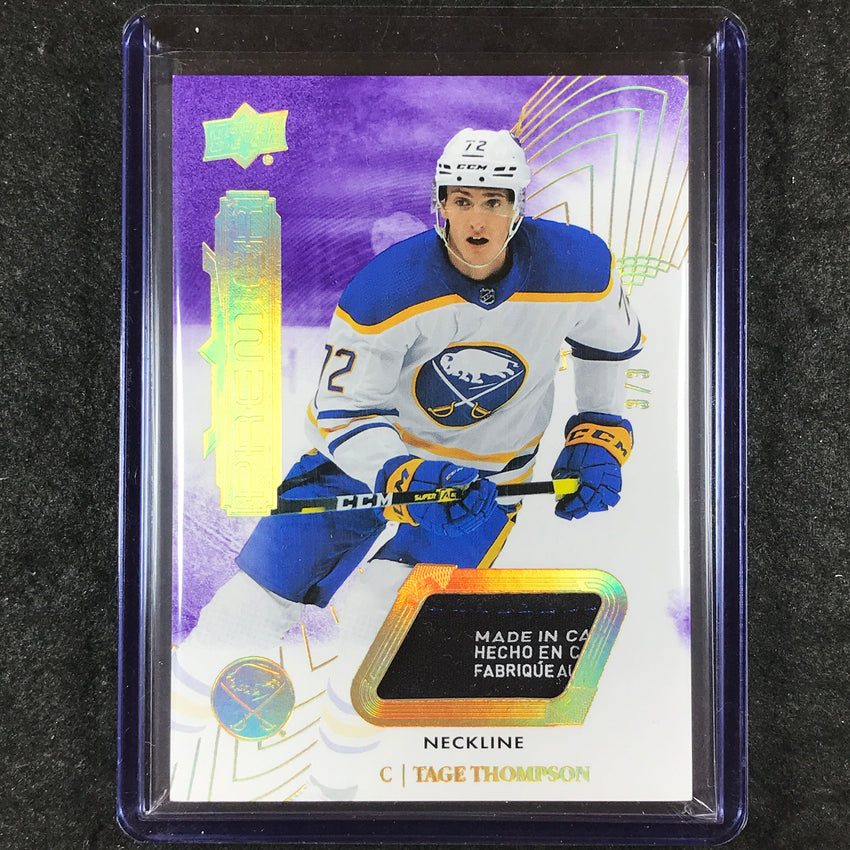2022-23 Premier NHL TAGE THOMPSON Memorabilia Neckline Relic 3/3