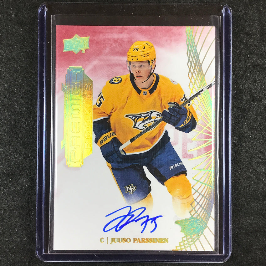 2022-23 Premier NHL JUUSO PARSSINEN Base Rookie Autograph #116